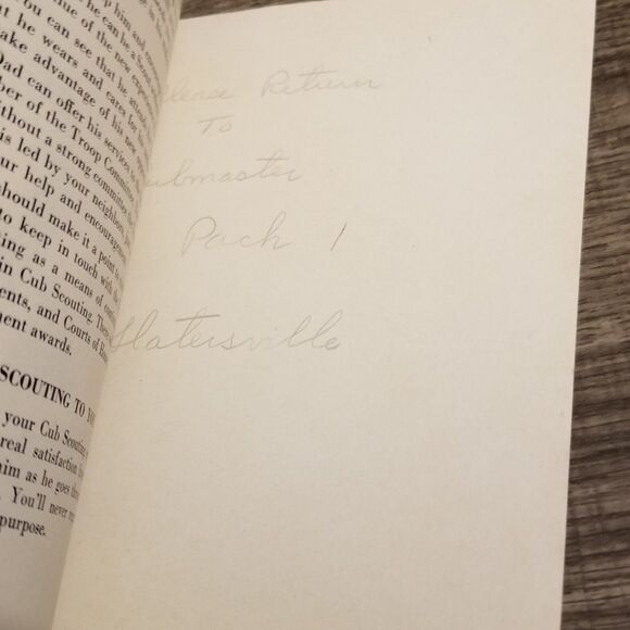 Vintage Parents cub scout Book 1951 - Picture 5 of 8